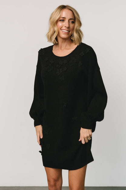 Margaux Sweater Dress | Black
