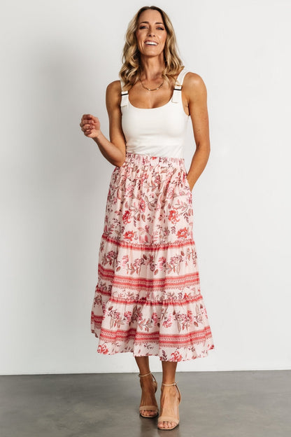 Meg Skirt | Blush Multi