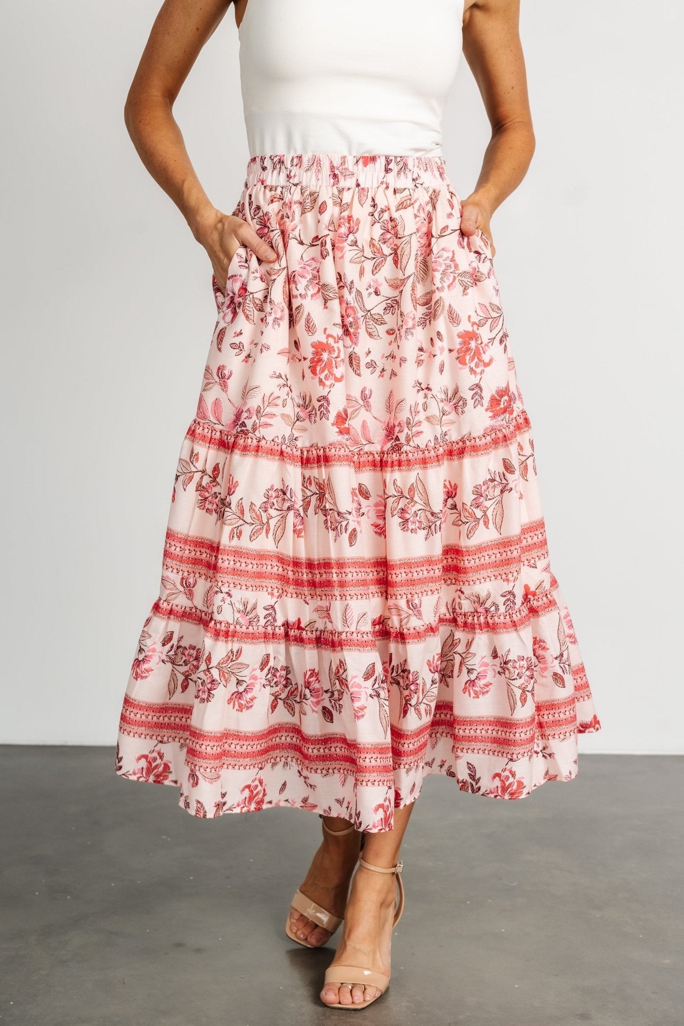 Meg Skirt | Blush Multi