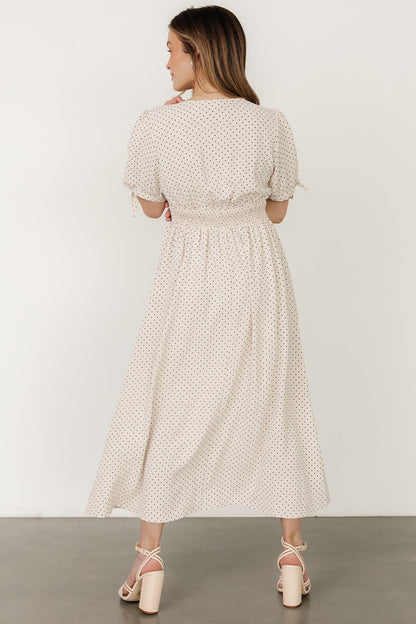 Millar Midi Dress | Natural + Black