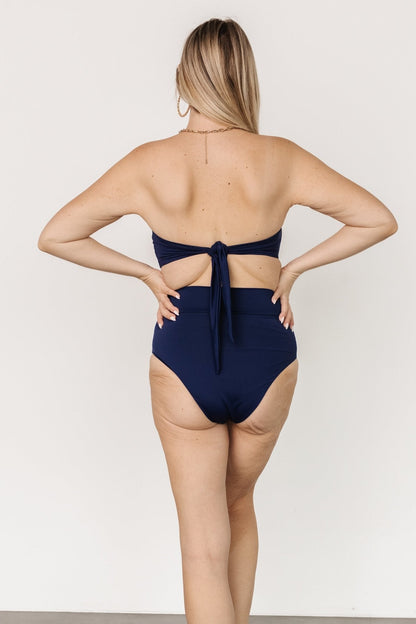 Milos Bikini Top | Navy