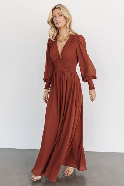 Olivia Maxi Dress | Cinnamon