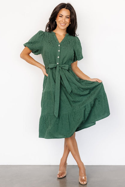 Philippa Midi Dress | Green