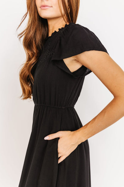 Prestyn Midi Dress | Black