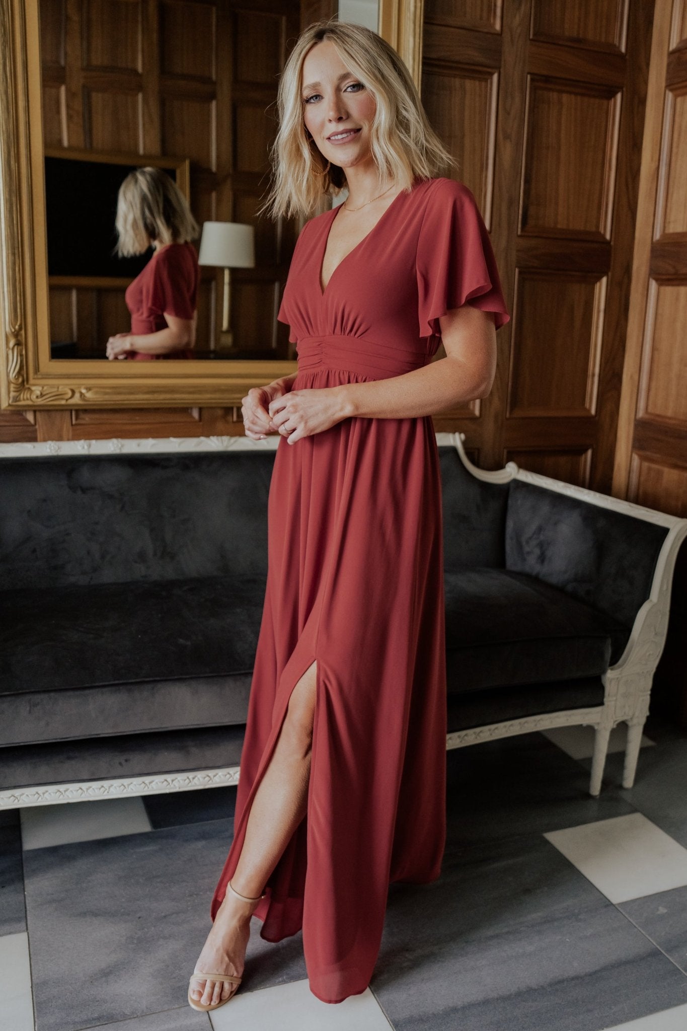 Ramona Maxi Dress | Terracotta