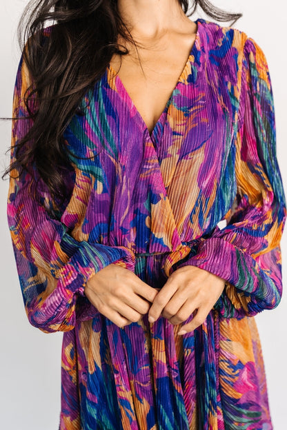 Rev Mini Dress | Blue Multi