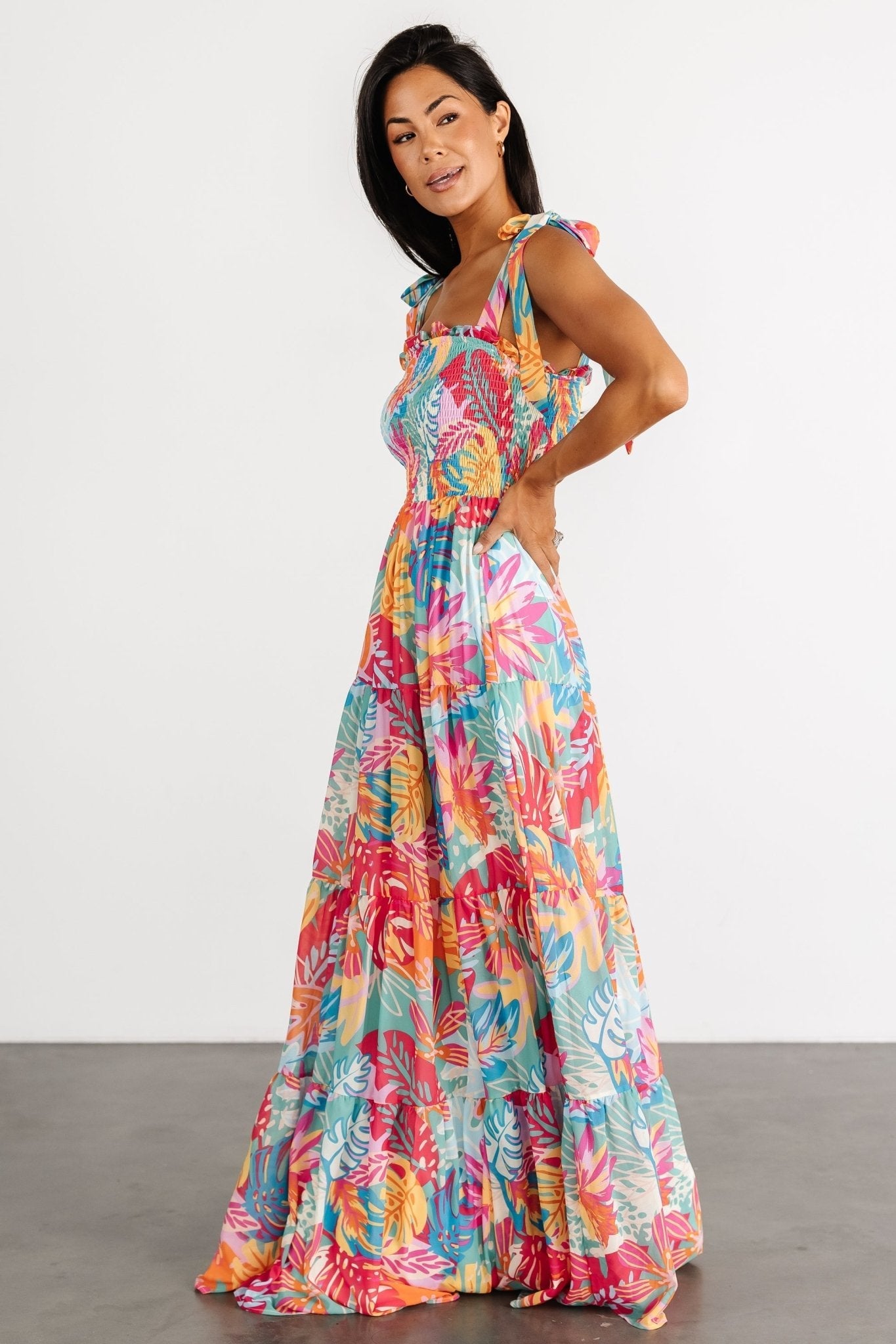 Santana Maxi Dress | Multi Print