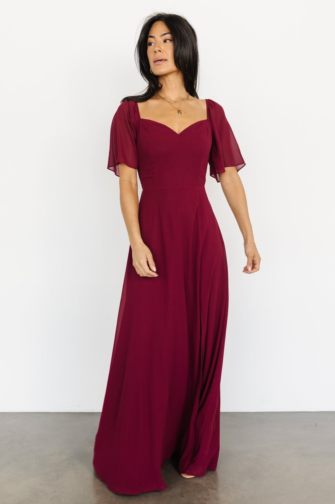 Sierra Sweetheart Maxi Dress | Mulberry