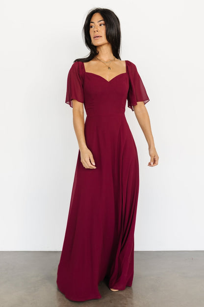 Sierra Sweetheart Maxi Dress | Mulberry