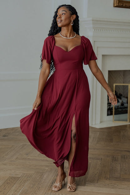 Sierra Sweetheart Maxi Dress | Mulberry