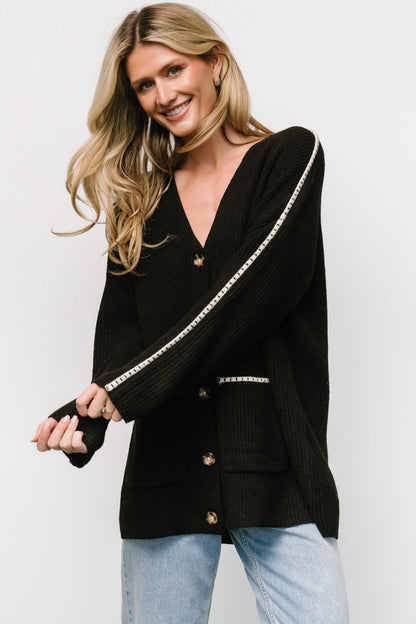 Tally Knit Cardigan | Dark Chocolate