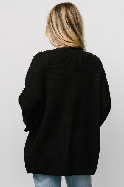 Tally Knit Cardigan | Dark Chocolate