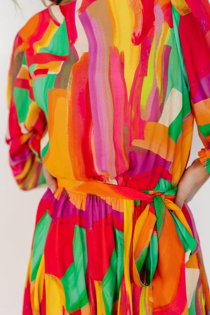 Tavana Short Dress | Multi Print