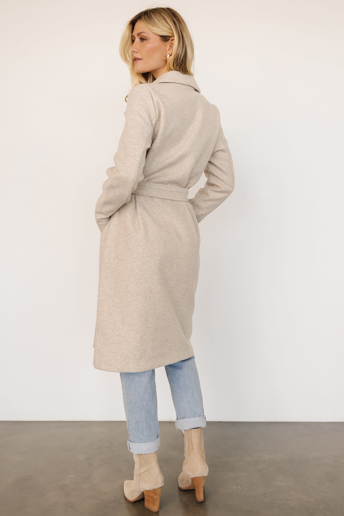 Valdez Long Coat | Oatmeal