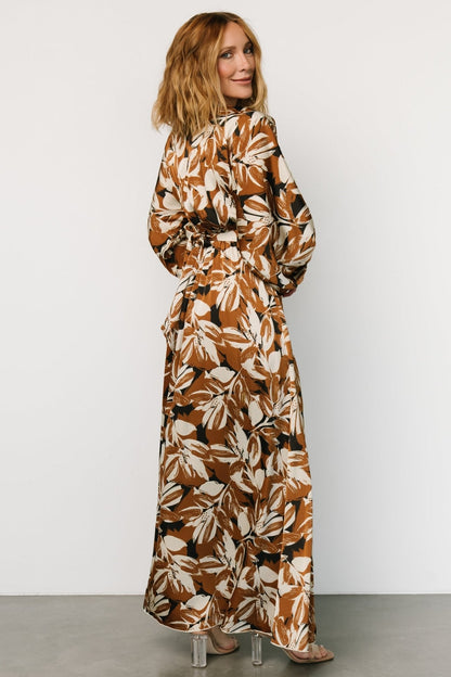 Yolanthe Maxi Dress | Copper Multi