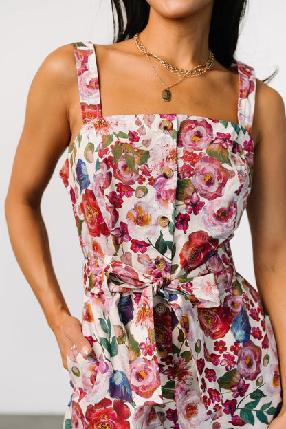Zariah Romper | Multi Floral